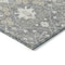 Homeroots 9' X 12' Gray Gold And Ivory Oriental Washable Indoor Outdoor Area Rug 598050 - alternate 7