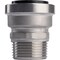 Quickfitting 1'' Push-to-Connect x 1'' MNPT Stainless Steel Straight Male Adapter SS832MR - alternate 6