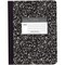 Roaring Spring Wide Ruled Hard Cover Composition Book, 975 x 75 60 Sheets, Black Marble Cover, Black ROA77222 - alternate 1