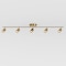 Vidalite Shura Brushed Brass 5-Light Track Light with Rotatable Heads, Integrated LED, 3000k, 2450 Lmn CE1009074 - alternate 6