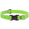 Lupinepet Reflective Green Diamond Nylon Dog Adjustable Collar 48152 - alternate 1