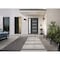 Vdomdoors Front Exterior Prehung Metal-Plastic Door, Manux 8113 Matte Black, Side Sidelite Transom, Office Co MANUX8113EXD-BLK-W32+16xH80-LH - alternate 2