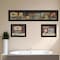 Homeroots Set Of Three COUNTRY BATH II 8 Black Framed Print Bathroom Wall Art, 3PK 405628 - alternate 3