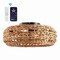 Jonathan Y Archer 20.25" 4-Light Coastal Bohemian 6-Speed Metal/Seagrass Mobile-App/Remote-Controlled Lantern L JYL9733A - alternate 1