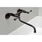 Kingston Brass Double-Handle Wall Mount Bathroom Faucet, Oil Rubbed Bronze KS315ORB - alternate 4