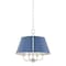 Hudson Valley Lighting Cambridge 4 Light Chandelier in Polished Nickel/Soft French Blue by Mark D. Sikes MDS120-PN/FBL - alternate 1