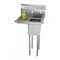 Koolmore Compartment Stainless Steel NSF Commercial Kitchen Prep & Utility Sink with Drainboard SA101410-10L3 - alternate 1