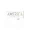 Homeroots America Land that I Love Flag Print White Framed Print Wall Art 407587 - alternate 4