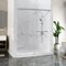 Anzzi 76in x 56-60in. Frameless Sliding Shower Door in Brushed Nickel , 3/8in 10mm Tempered Clear Glass SD-AZ21-02BN - alternate 10