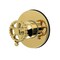 Kingston Brass Single-Handle Six-Way Diverter Valve with Round Trim Kit, Polished Brass KS4032CG - alternate 1
