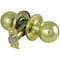 Prosource Passage Knob, Metal, Polished Brass, 2-3/8 to 2-3/4 in Backset, 1-3/8 to 1-3/4 in Thick Door T3730V-PS - alternate 1