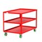 Valley Craft Utility Cart, Steel, 2000 lb Load Capacity, 53 in L, 30 in W F89176RDPY - alternate 6