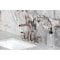Kingston Brass Widespread Bathroom Faucet with Knurled Handle and Brass Pop-Up, Antique Copper FSC895KNLAC - alternate 6