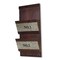 Homeroots 11" Brown Solid Wood Paper Organizer 487924 - alternate 5