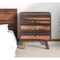 Homeroots 30" Dark Brown Solid Wood Three Drawer Nightstand 551636 - alternate 1