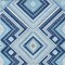 Homeroots 5' X 8' Navy Blue Aqua And Ivory Tribal Washable Indoor Outdoor Area Rug 598137 - alternate 9