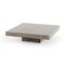 Homeroots 43" Gray and Dark Gray Concrete Square Block Coffee Table 283282 - alternate 7