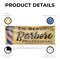 Signmission En servicio barbero profesional, 36 Inch x 96 Inch, Vinyl Banner B-96-30560 - alternate 4
