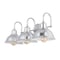 Jonathan Y Frisco 26.5" 3-Light Farmhouse Industrial Iron Shade Vanity, Chrome JYL7483A - alternate 8