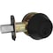 Steel Pro Matte Black Tulip Deadbolt & Door Knob Entry Combo, 2PK BRX9B91BD - alternate 5