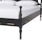 Baxton Studio Gaetano Platform Bed with Four Poster Bed Frame 272-14825-ZORO - alternate 6