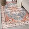 World Rug Gallery Traditional Distressed Washable Non Slip Area Rug 3 ft x 5 ft Multi WR65MULTI3X5 - alternate 1