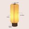 Jonathan Y Banks 15.75" Modern Minimalist Paper Pleated Column Accent LED Table Lamp, Natural JYL9105B - alternate 8