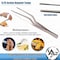 A2Z Scilab Offset Culinary Tweezers, Precision Serrated Jaws, 6.25 Inch, Stainless Steel Tongs A2Z-ZR1054 - alternate 8
