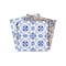Homeroots 4" X 4" Blue and Muted Taupe Peel And Stick Tiles 400150 - alternate 4