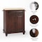 Crosley Cambridge Wood Top Portable Kitchen Island/Cart KF30021DMA - alternate 9