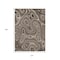 Homeroots 10' X 14' Beige And Charcoal Geometric Washable Indoor Outdoor Area Rug 631370 - alternate 8