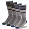 Railroad Sock Mens Crew Socks, 5% Merino Wool, 40% Acrylic, 13% Stretch Nylon, 2% Elastic, 6-12 M, 6 PK 2846 - alternate 7