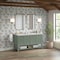 James Martin Vanities Breckenridge 60 in. Double Vanity, Smokey Celadon, w/ 3 CM Eternal Jasmine Pearl Quartz Top 330-V60D-SC-3EJP - alternate 5