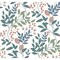 York Wallcoverings Eden Retreat Pink and Teal Wallpaper MN1843 - alternate 1
