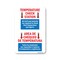 Signmission PSA, Temperature Check Station Spanish, 14in X 10in Peel And Stick Wall Graphic, OS-NS-RD-1014-25433 OS-NS-RD-1014-25433 - alternate 1