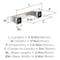 Amerock Hybridize 3 inch (76mm) Center-to-Center Satin Nickel Cabinet Pull, 10PK 10VMP37060G10 - alternate 4