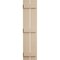 Ekena Millwork Rustic Two Board Spaced Board-n-Batten Rough Cedar Faux Wood Shutters, 11 1/2W x 68H, PR SHUBSS11X68RCPR - alternate 15