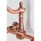 Kingston Brass Two-Handle Wall Mount Bridge Kitchen Faucet, Antique Copper KS126PLAC - alternate 6