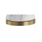 Jonathan Y Prague 28" Ceramic Marble LED Table Lamp, White/Gold JYL3053A - alternate 7