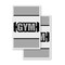 Signmission Gym, Vinyl Decals Only 24 Inch x 36 Inch, Vinyl Decal, 2PK DSB-2436-2PACK-Gym - alternate 1