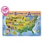 Melissa & Doug U.S.A. Map Puzzle, 12in x 16in, 45 Pieces 3797 - alternate 1