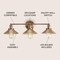 Jonathan Y July 26.5" 3-Light Industrial Farmhouse Metal Vanity Light, Brass Gold JYL7431A - alternate 8