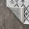 Jonathan Y Tokay Bohemian Geometric Ivory/Black 2 ft. x 10 ft. Indoor/Outdoor Runner Rug SMB132D-210 - alternate 8