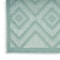 Homeroots 7' X 10' Aqua Indoor Outdoor Area Rug 522105 - alternate 7