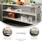 Flash Furniture Woodford Galvanized Under Shelf - Adjustable Lower Shelf for 24in. x 72in. Stainless Steel Tables NH-GU-2472-GG - alternate 7