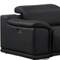 Homeroots Black Leather Modular L Shaped Eight Piece Corner Sectional With Console 643914 - alternate 3