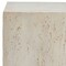 Homeroots 20" Beige Faux Stone Square End Table 556510 - alternate 9