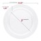 Smarty Had A Party Clear Economy Round Plastic Dinnerware Value Set, 240PK 110CLVP-CASE - alternate 8