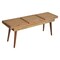 Homeroots 47in Brown Solid Wood Storage Bench With Cabinet 718236 - alternate 8