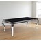 Homeroots 80" Black And White Glass And Stainless Steel Dining Table 347317 - alternate 4